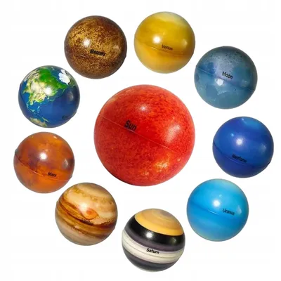 Фотошпалери Барвисті яскраві планети Сонячної системи Nru97568 купити на  замовлення в інтернет-магазині