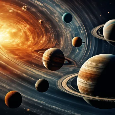 Картинки планеты солнечной системы вокруг солнца (60 фото) » Картинки и  статусы про окружающий мир вокруг
