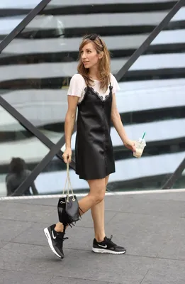 Nike Long Sleeve Black Mini Dress | ASOS
