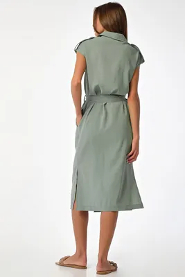 Платье деловое сафари женское, офисное Compli brand 33660170 купить за 941  900 сум в интернет-магазине Wildberries