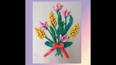 Мастер-класс по изготовлению подарка маме к 8 марта «Букет роз» из легкого  пластилина (14 фото). Воспитателям детских садов, школьным учителям и  педагогам - Маам.ру
