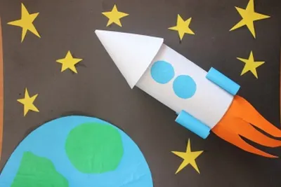 10 поделок про космос для детей: рисуем, лепим, мастерим! | Весенние поделки,  Детские поделки, Поделки