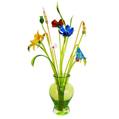 Букет Полевые цветы» с ирисами, альстромериями и хризантемами - купить в  Орле за 5 100 руб