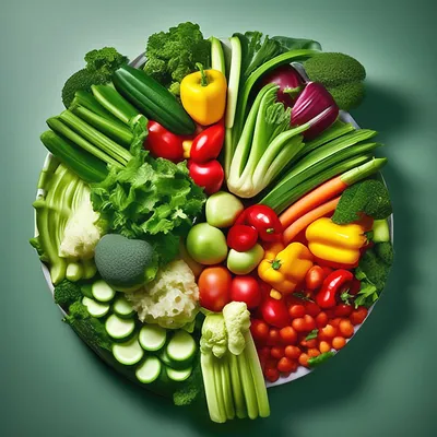 Красочные изображения полезных продуктов питания