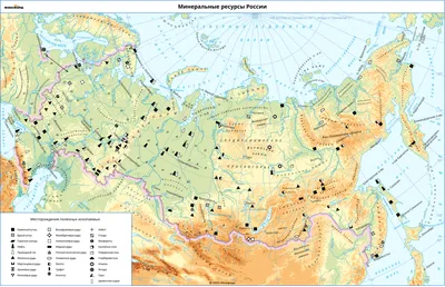Минеральные ресурсы России • География, Природа России • Фоксфорд Учебник