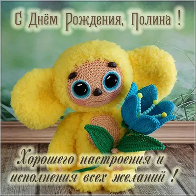 С днем рождения Полина