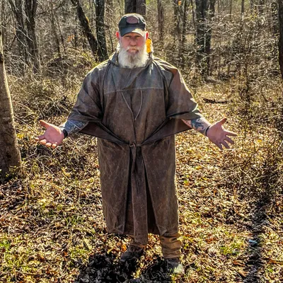 Water-Repellent Rain Poncho