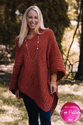 Light Alpaca Poncho Crochet Pattern – Mama In A Stitch