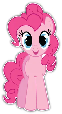 My Little Pony Pinkie Pie Cartoon Sticker Bumper Decal - ''SIZES'' | eBay