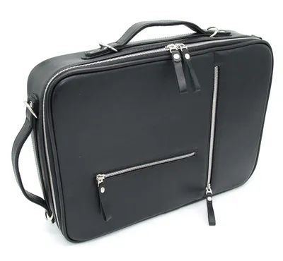 Купить коричневую деловую сумку из натуральной кожи для ноутбука OXFORD в  интернет-магазине GINZO с доставкой по Москве и России