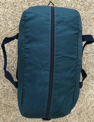 Vintage 80s Nike Duffle Bag Green Travel Gray Tag Korea Made 22x13x12  Swoosh | eBay