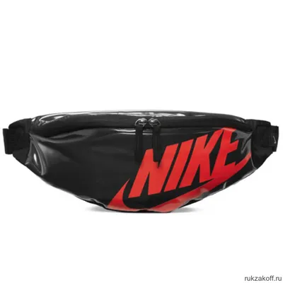 Поясная сумка Nike Heritage Чёрный/Красный купить по цене 1 290 руб в  Москве - интернет магазин Rukzakoff