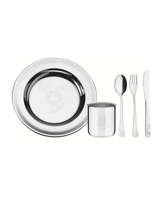 Бамбуковая посуда детская набор из 5 предметов / 737147/ - Антошка - товары  для детей