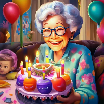 Поздравление с днем рождения внука бабушке - открытки пожелания - Телеграф