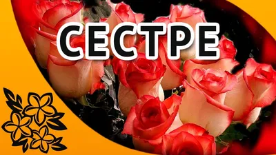 С Днем Рождения СЕСТРЕ. КРАСИВАЯ ПЕСНЯ. Красивое Поздравление С ДНЕМ  РОЖДЕНИЯ СЕСТРЕНКИ! - YouTube