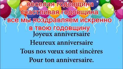 Открытка на день рождения на французском языке PNG , синий, Воздушные шары  на день рождения, поздравительная открытка PNG картинки и пнг PSD рисунок  для бесплатной загрузки