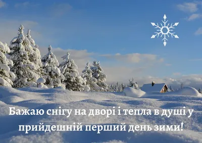 С первым снегом: самые яркие поздравления и картинки | OBOZ.UA