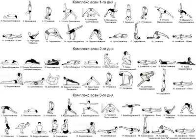 Комплекс упражнений йоги