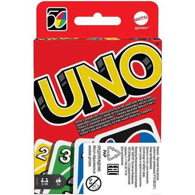 Игра настольная Mattel Games, UNO карточная игра купить в детском  интернет-магазине ВотОнЯ по выгодной цене.