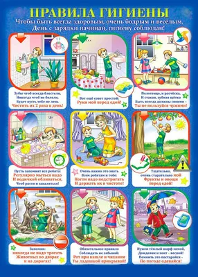правила для детей в картинках Гигиена детей дошкольного возраста: Правила  личной гигиены #yandeximages | Детский сад, Дошкольник, Дошкольные проекты
