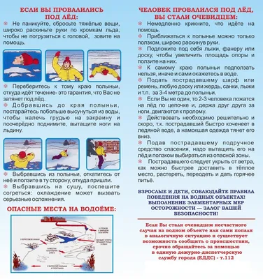 Правила безопасного поведения на воде » Сайт администрации Мариинского  муниципального округа