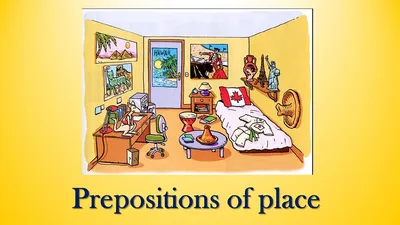 Предлоги места в английском языке - Prepositions of place - YouTube