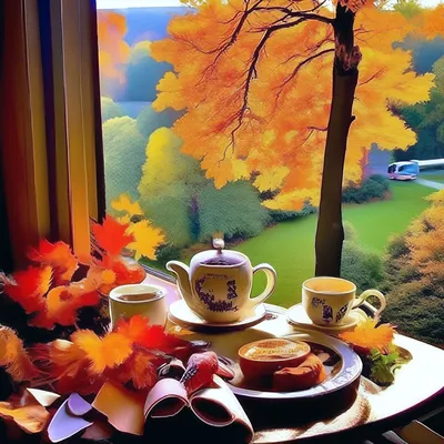 Доброго утра! прекрасного осеннего …» — создано в Шедевруме