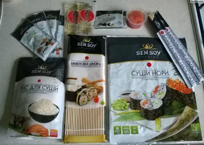 Набор для суши Sen Soy / Сэн Сой - «Готовим роллы дома.Пошаговое  приготовление.Фото.» | отзывы
