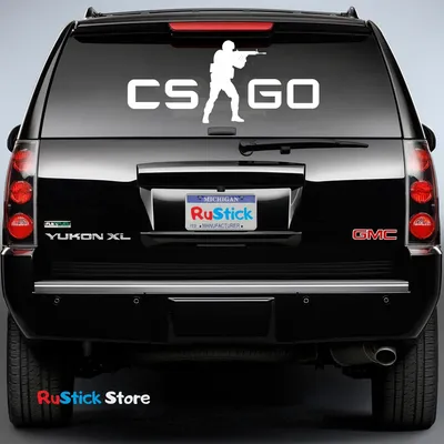 Наклейка на авто CS GO, Counter-Strike, контра, компьютерная игра, большие  прикольные виниловые наклейки на автомобиль без фона | AliExpress