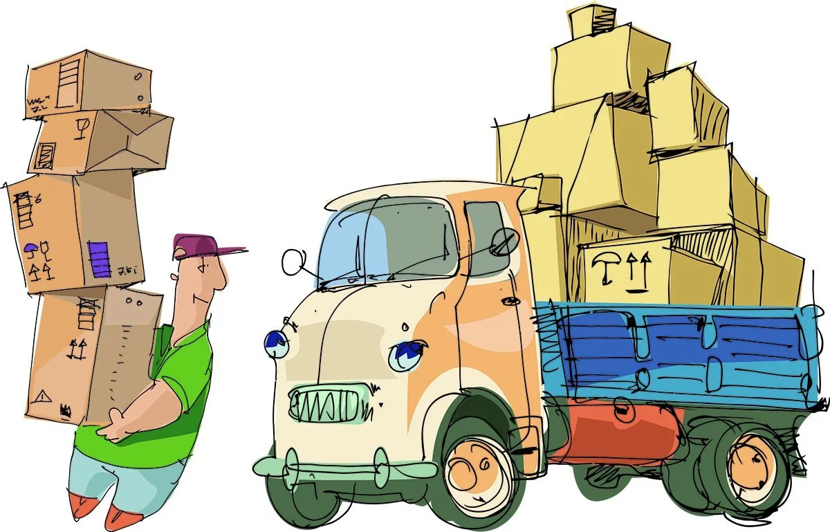 Включи где грузовик. Грузовик с коробками. Грузовик с грузом. Мультяшный грузовик. Грузовик с грузом для детей.