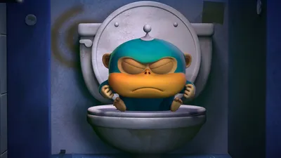 Обезьянки из космоса (Alien Monkeys) - Ванная комната (5 серия) Самый  смешной прикольный мультик - YouTube