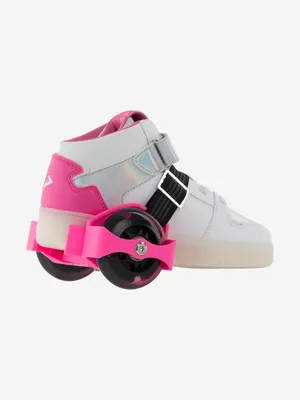 Ролики на обувь детские Reaction розовый цвет — купить за 999 руб., отзывы  в интернет-магазине Спортмастер