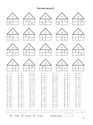 3000 новых примеров по математике. (Счет от 1 до 10). 1 класс