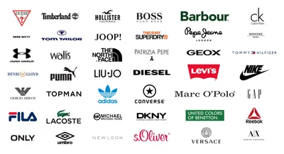 Создание эффективного логотипа для бренда одежды: специфика, цвета, шрифты,  знаки, стиль + 20 примеров.
