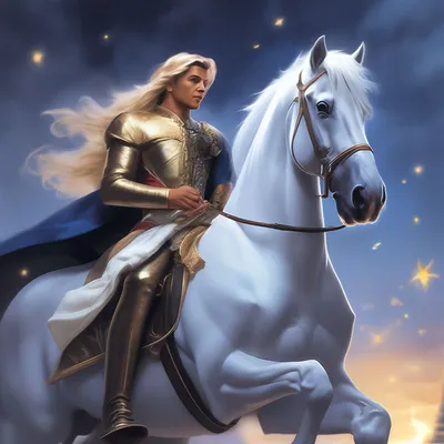 Принц на белом коне, как мечтает …» — создано в Шедевруме