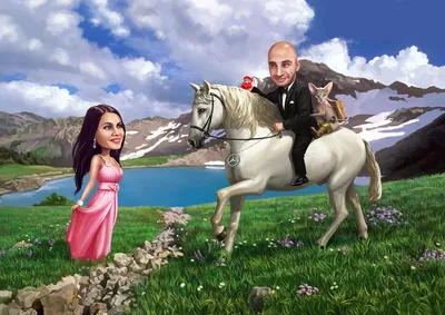 В Азербайджане появился принц на белом коне (ВИДЕО, ФОТО)