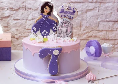 CAKES PRINCESS SOFIA Cake for daughter MASTER CLASS /// Olya Tortik Home  Confectioner - YouTube