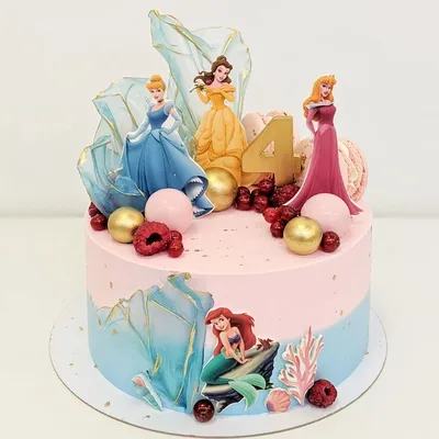Торт принцессы дисней