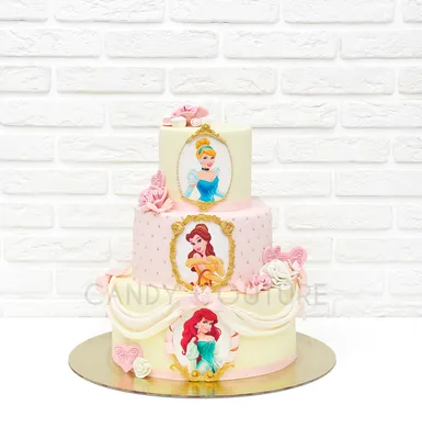 Торт «С диснеевскими принцессами» категории торты «Холодное сердце»