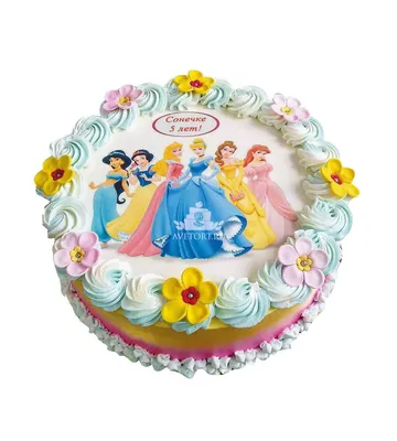 Торт с принцессами Дисней категории торты «Принцессы»