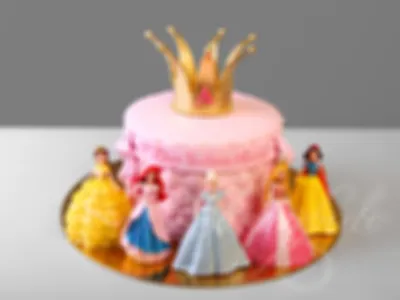 Картинка для торта \"Принцессы Дисней (Walt Disney) \" - PT100544 печать на  сахарной пищевой бумаге