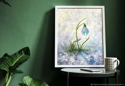 Картина для интерьера на холсте \"Весенний луг, весна, признаки весны\", 60 x  90 см, с алюминиевыми подвесами, в тубусе - купить по низкой цене в  интернет-магазине OZON (725498510)