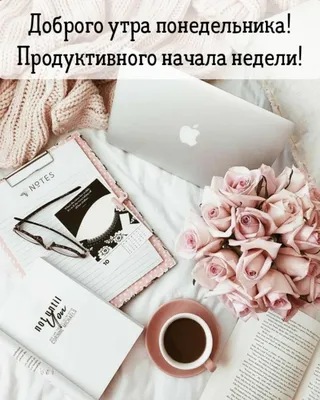 Лёгкого понедельника,удачной недели! ~ Открытка (плейкаст)