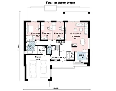 Готовый проект современного дома 12 на 13 | Архитектурное бюро \"Беларх\" -  Авторские проекты планы домов и коттеджей