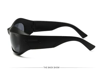 Очки спортивные солнцезащитные мужские, женские велоочки, велосипедные очки,  особо прочные черно-синие купить по низкой цене в интернет-магазине OZON  (581311720)
