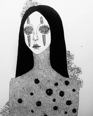 Защитные маски с черное-белым рисунком «психоделика»
