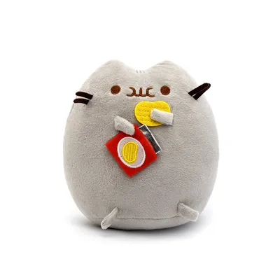 Мягкая игрушка, Пушин кэт, Pusheen cat с чипсами, Серый (105-gv) купить по  низкой цене в Киеве, Харькове, Одессе, Украине