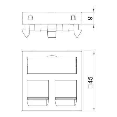 1U 24-портовая FTP RJ45 Пустая панель | Производитель разъемов RJ45 и  патч-кордов Ethernet | EXW