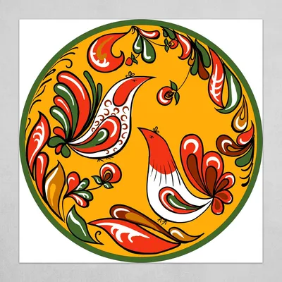 Досочка разделочная Фигурная, 12×0,8×17 см, красная, ракульская роспись |  AliExpress