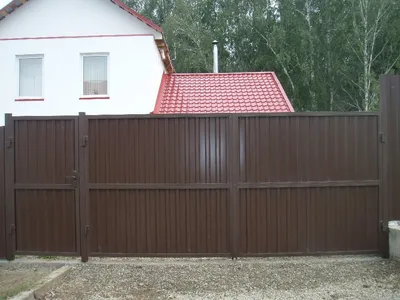 Распашные ворота металлические | Компания Дока в Екатеринбурге